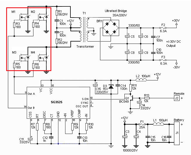 FHP60N06B application circuit