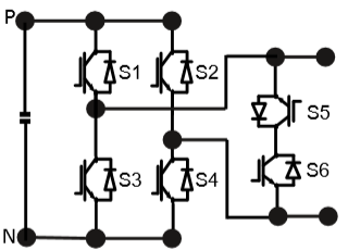 Single-phase string inverter back-end inverter IGBT application