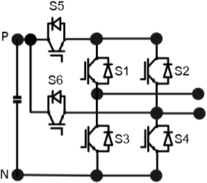 Single-phase string inverter back-end inverter IGBT application