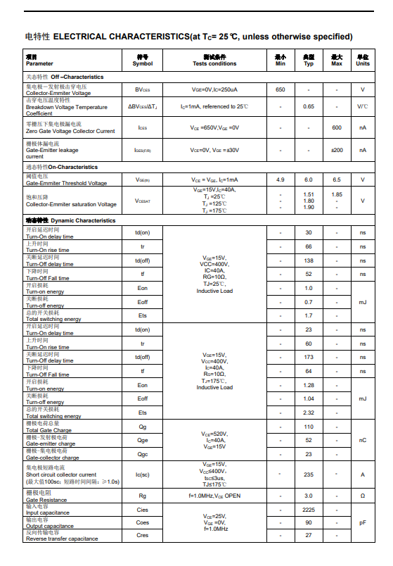 Low cost and high performance, FHA40T65A high pressure IGBT tube subverts your video recorder inverter circuit.